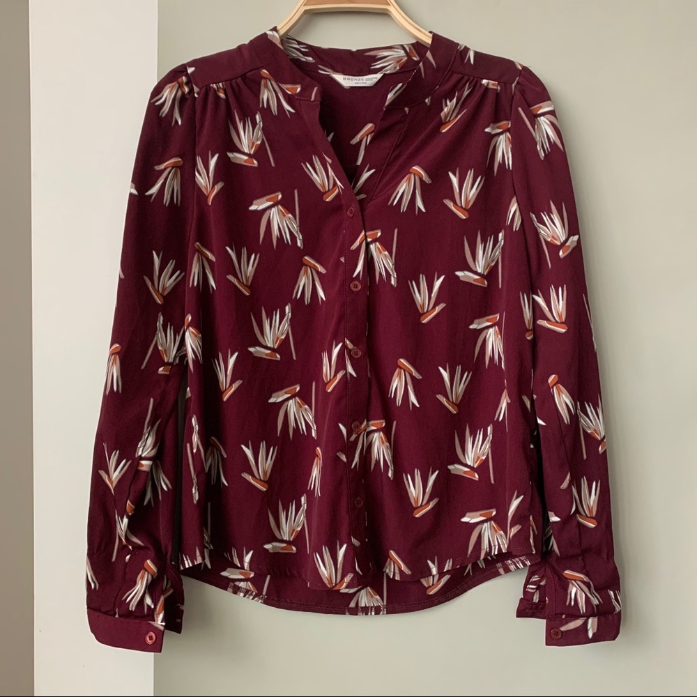 BRONZE Printed Blouse - Picture 3 of 4